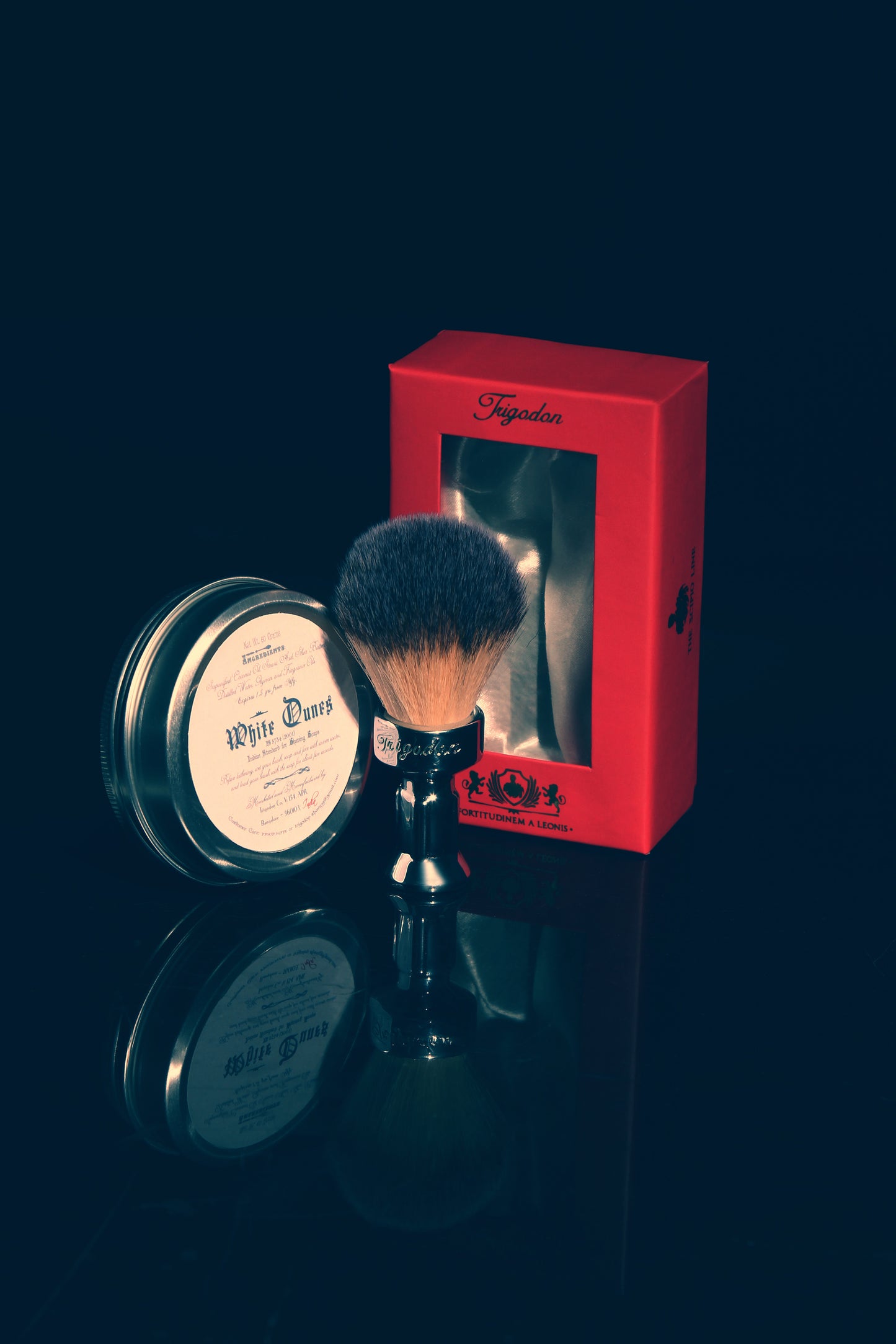 White Dunes Shaving Soap and Fortitudinem Shaving Brush