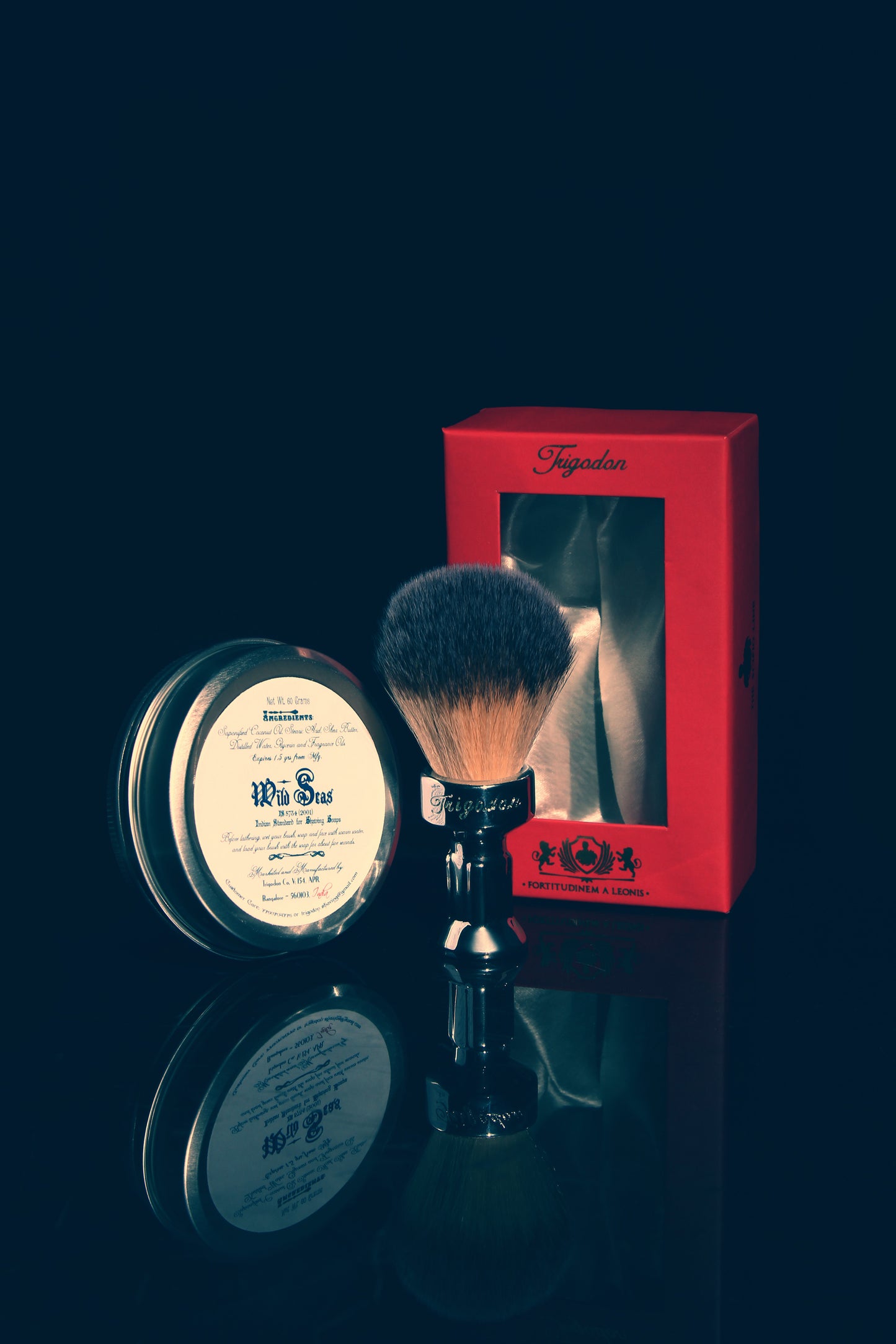 Wild Seas Shaving Soap and Fortitudinem Shaving Brush