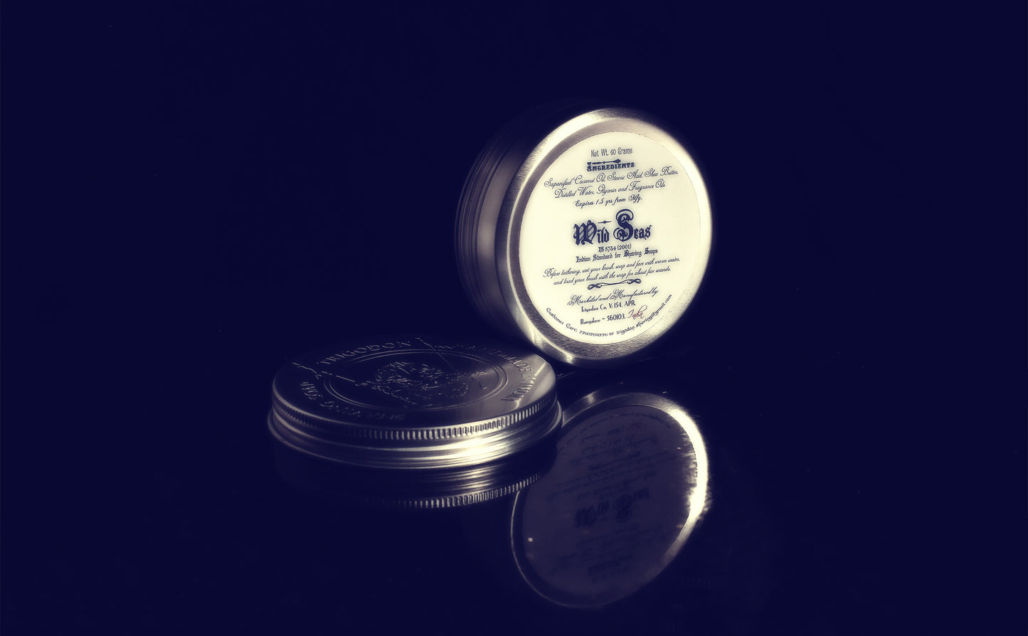 Handmade Shaving Soap - Wild Seas (80 Grams)